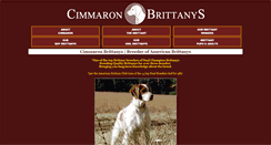 Desktop Screenshot of cimmaronbrittanys.com